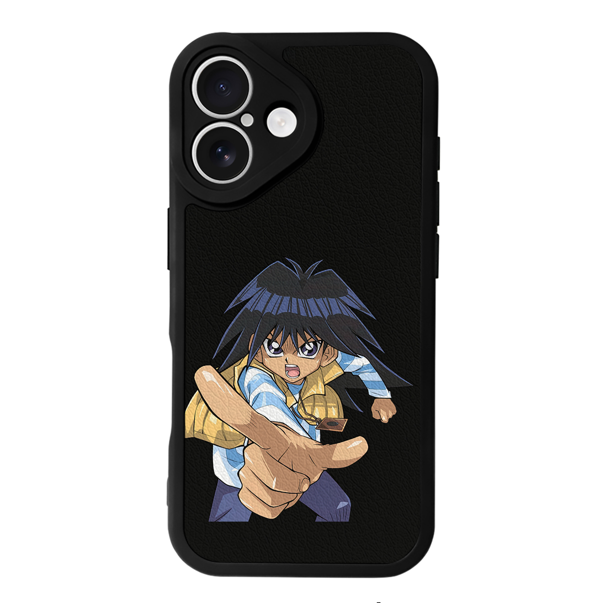 遊☆戯☆王 Yu-Gi-Oh! 【iPhone 16シリーズ対応】シリコンスマホケース（レザー調） 材質：シリコン